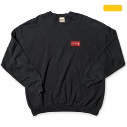 Vintage Netflix Embroidered Logo Black Sweatshirt 3XL