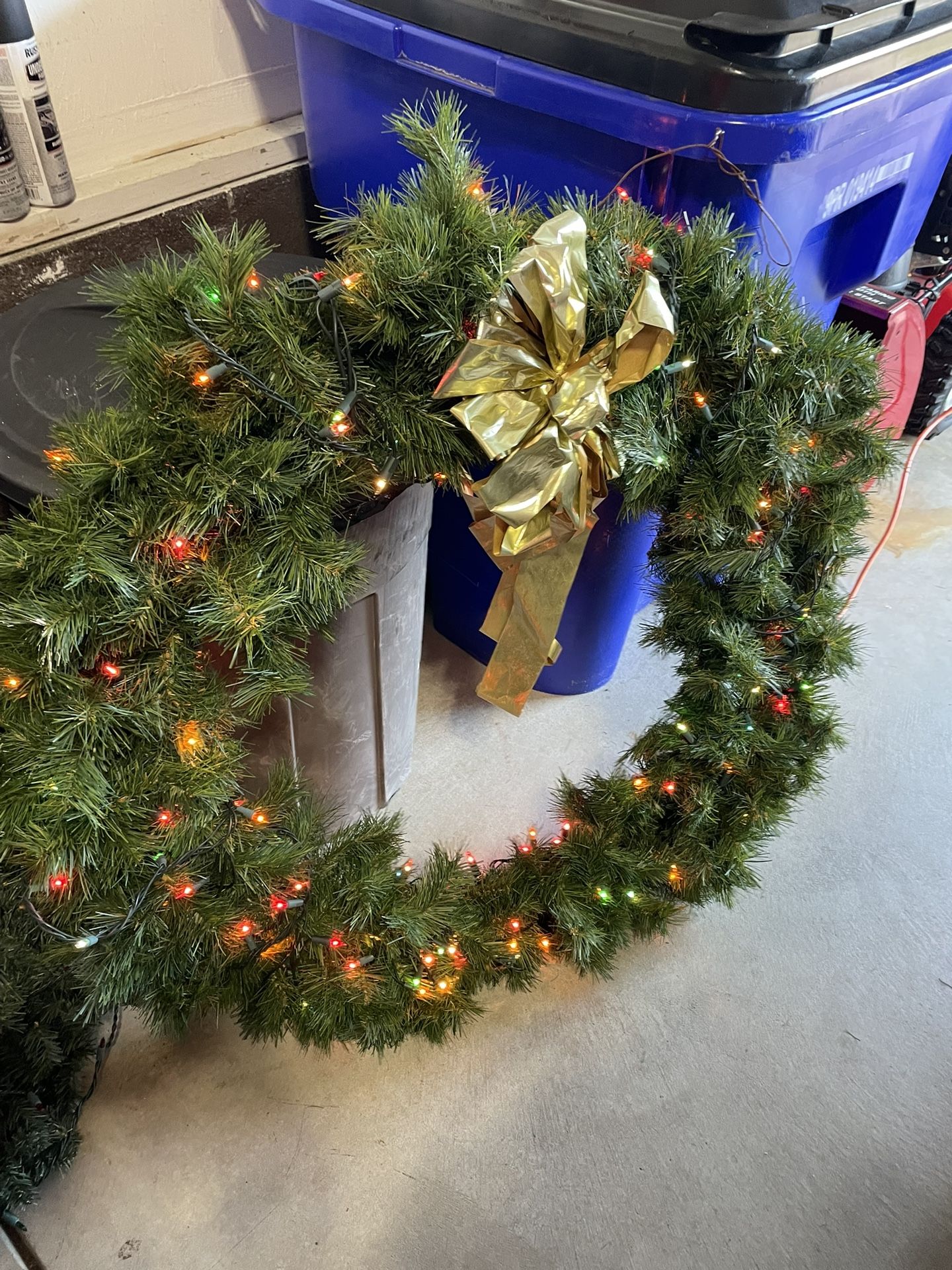 2large Wreaths Outdoor