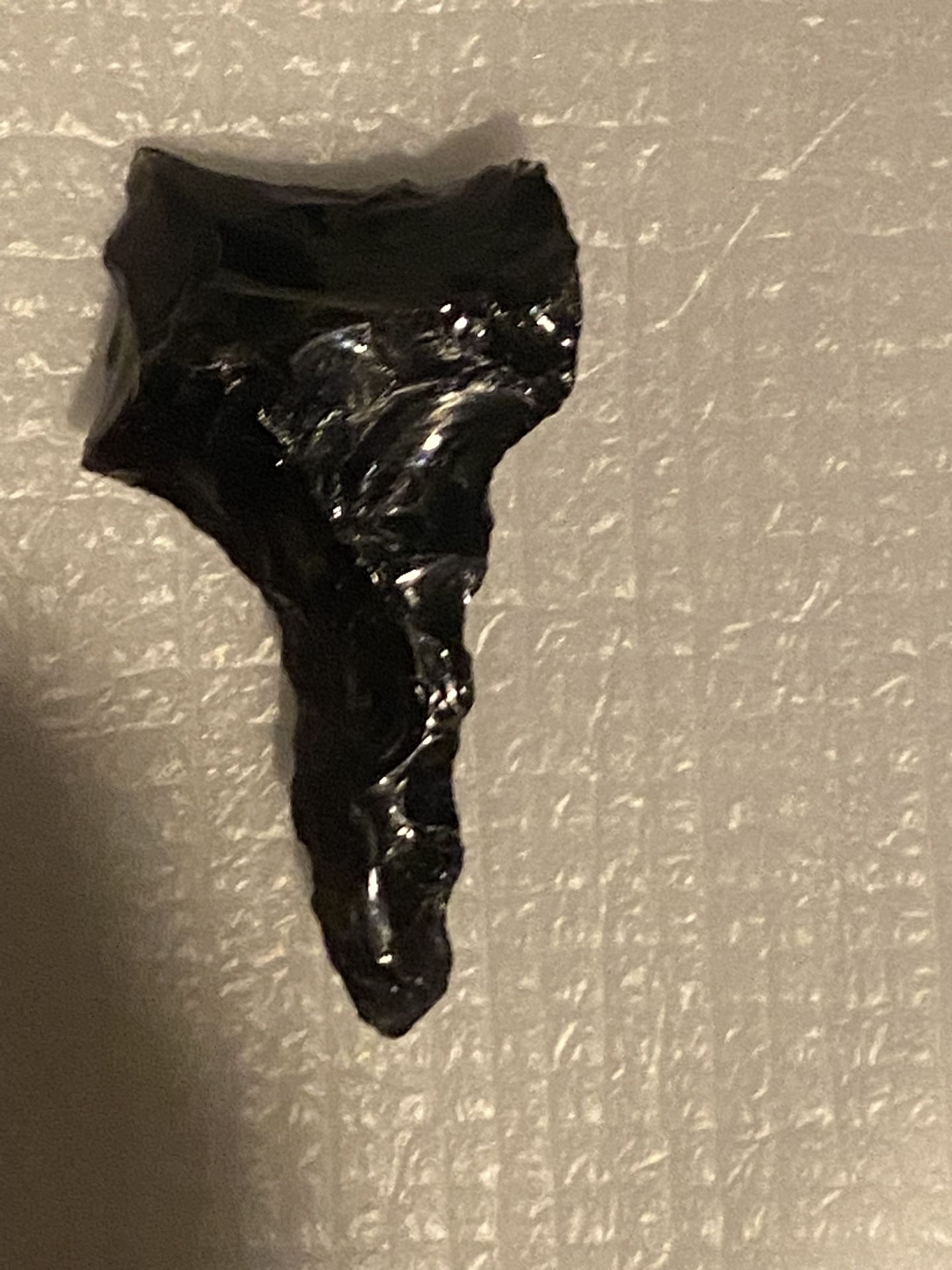 Black Onyx Arrowhead From Southern Utah