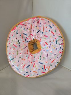 Brentwood Originals Reversible Sequin Donut Throw Pillow