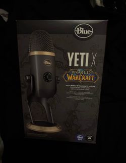 Blue YetiX WorldofWarcraft Edition Professional Podcast,Gaming,Streaming USB Mic