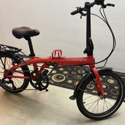 Like New Tern Link C8 Folding Bike