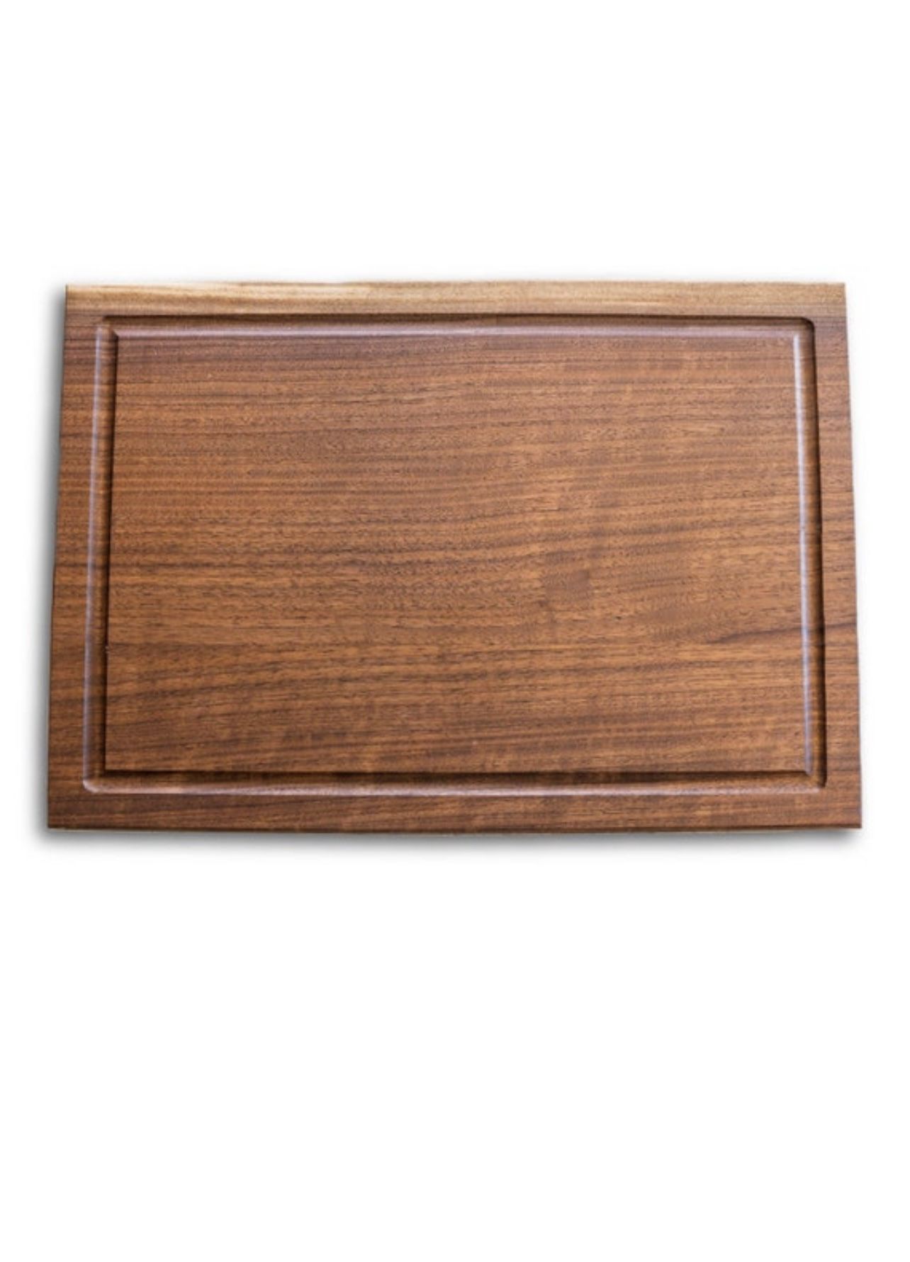 Walnut Cutting Board With Juice Groove And Handles