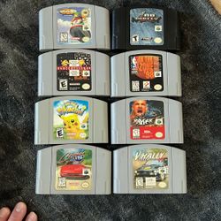 Nintendo 64 Games (10) Lot 