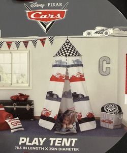 Lightning McQueen Play Tent & Penant Banner