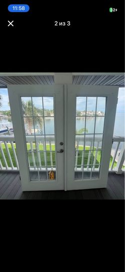 Fiberglass door 72x80 without frame