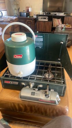 Coleman Camping Stove and Cooler