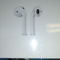 Apple Air Pods W/ Charging Case Plastic Never Opened 