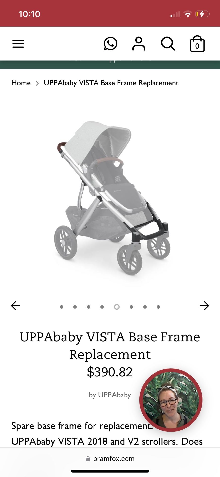 Uppababy base Frame