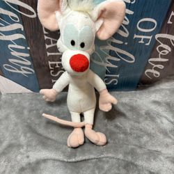 Vintage Animaniacs Pinky & The Brain Pinky Plush Stuffed Animal Toy 1994 Dakin