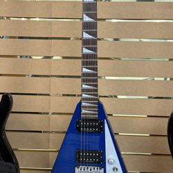 1996 Jackson Randy Rhoads RR3 Transparent Blue w/Hard Case