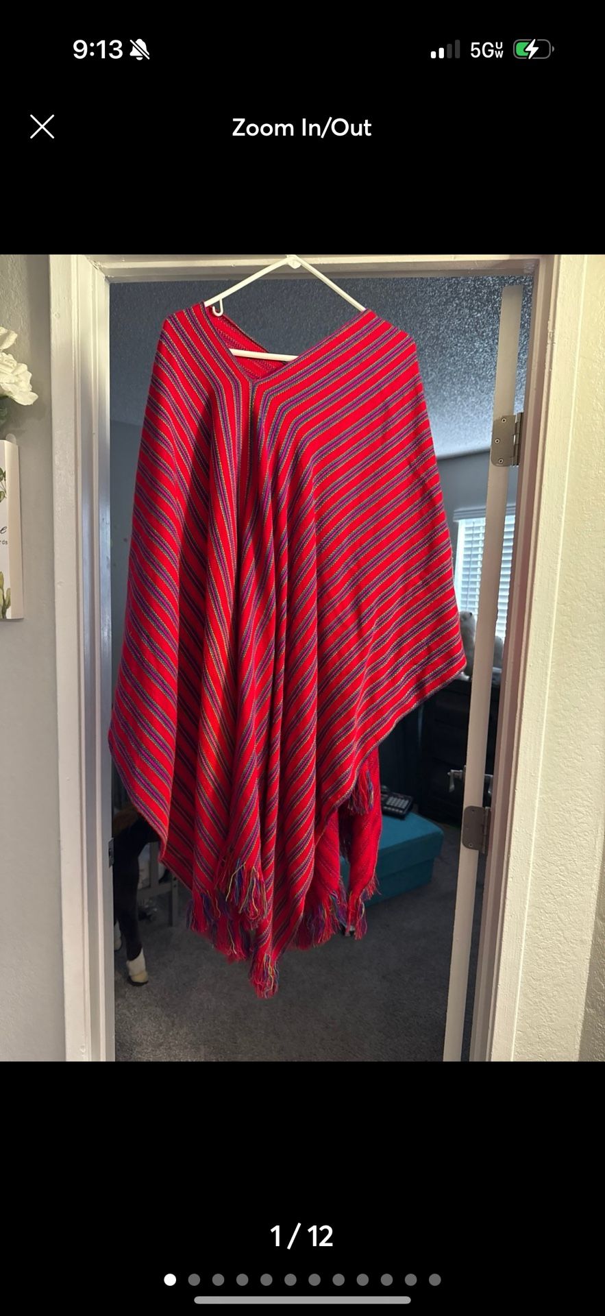 Peruvian Shaman Huayruro Poncho Cape