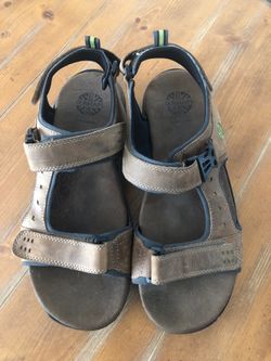 Men’s Dunham Brown Sandals Size 14 4E