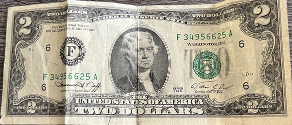 Two Dollar Bill 1976 Series
