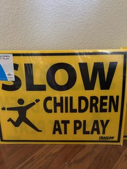 Children At Play Yard Signs