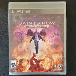 Saints Row Gat Out Of Hell, PS3 SEALED!