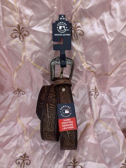 LA Dodgers Leather Belt 