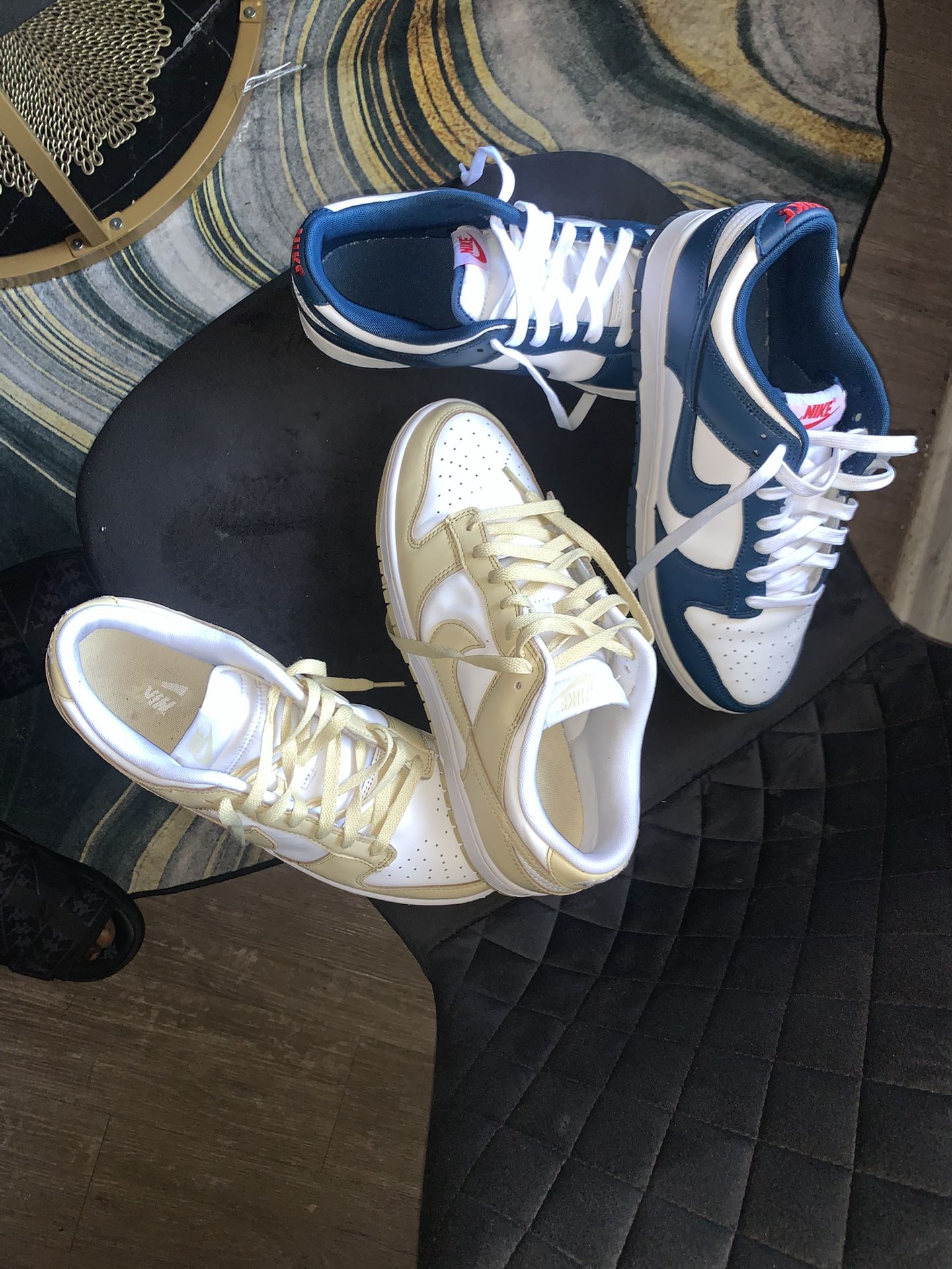 NIKE DUNKS | COCONUT MILK & CHAMPIONSHIP NAVY
