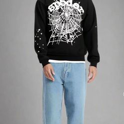Sp5der Hoodie “Midnight” – Size Large – Authentic
