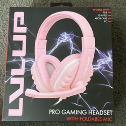 LVL UP Pro Gaming Headset With Foldable Mic