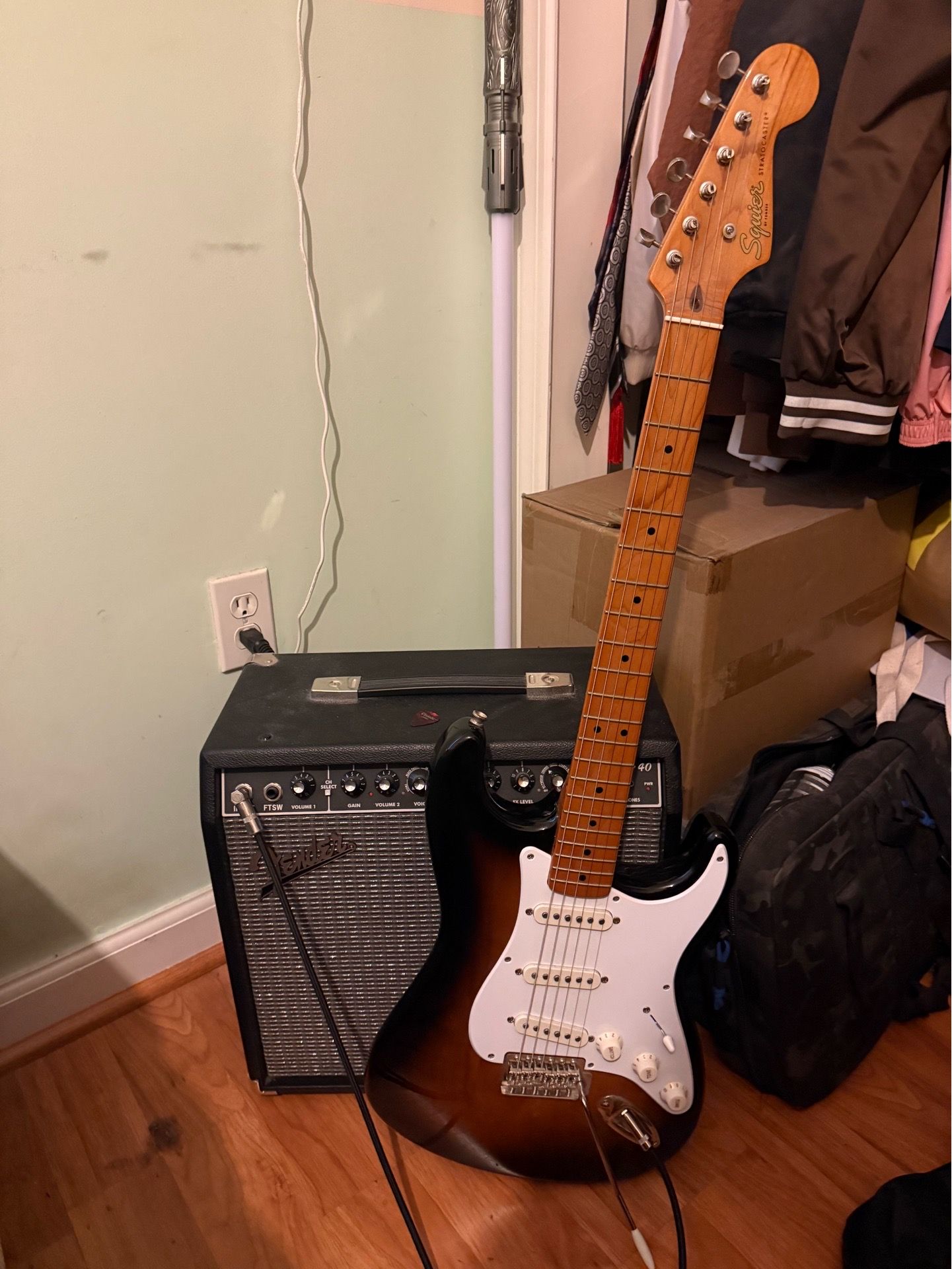 Electric guitar and Amp