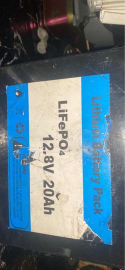 I have 5   LiFePO4 12.8V 20Ah Lithium Battery Pack $80 each