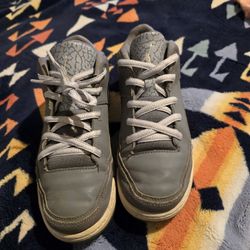 Nike Air Jordan Flight Origin 3 Shoes Grey 820248-012 Toddler Size 3Y