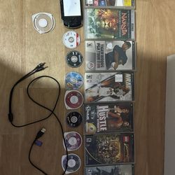 PSP 3001, With games, Charger