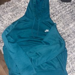 blue nike hoodie