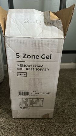 Twin - MEMORY FOAM MATTRESS TOPPER