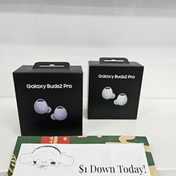 Samsung Galaxy Buds Pro 2 Headphones Bluetooth - Payments Available - Pay $1 Down To take It home