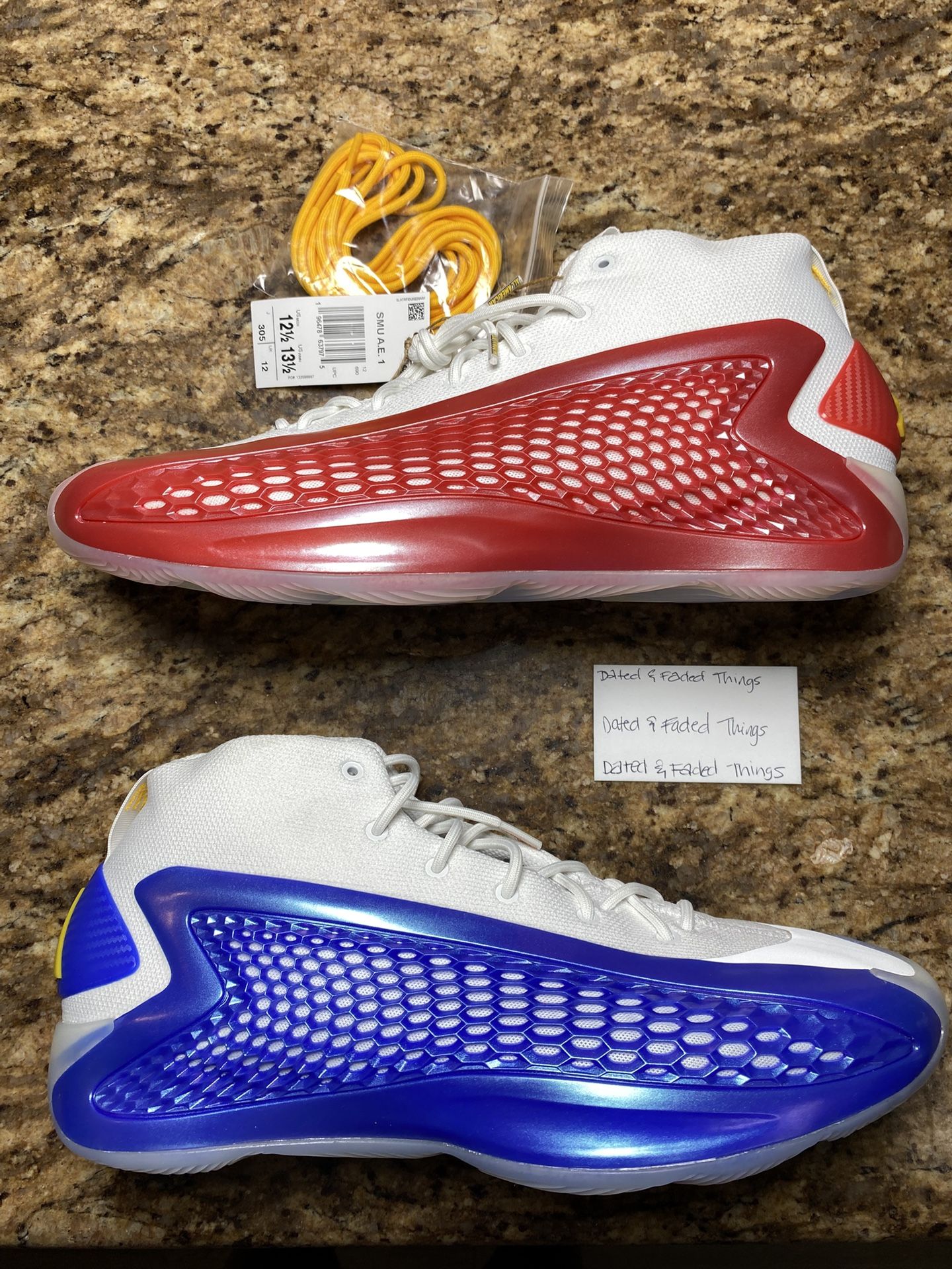 Men Size 12.5 Adidas AE 1 McDonald's All-American Shoes Anthony Edwards IH9877