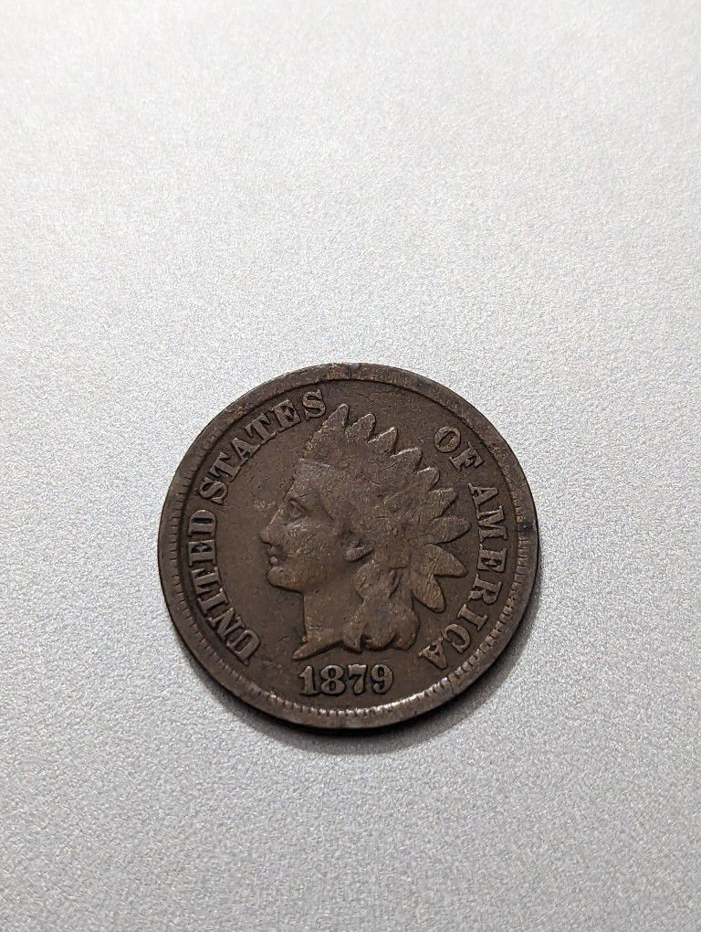 1879 Semi Key Date Rare Indian Head Penny