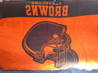 Cleveland Browns NFL Fleece Throw Blanket