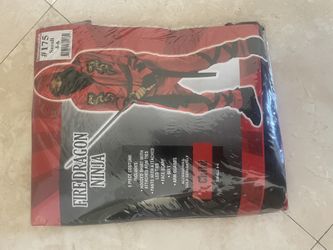 Boys Red Ninja Costume