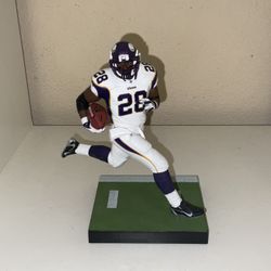 Adrian Peterson Minnesota Vikings-White Jersey NFL McFarlane Toys Series 23 Excellent Mint Condition 