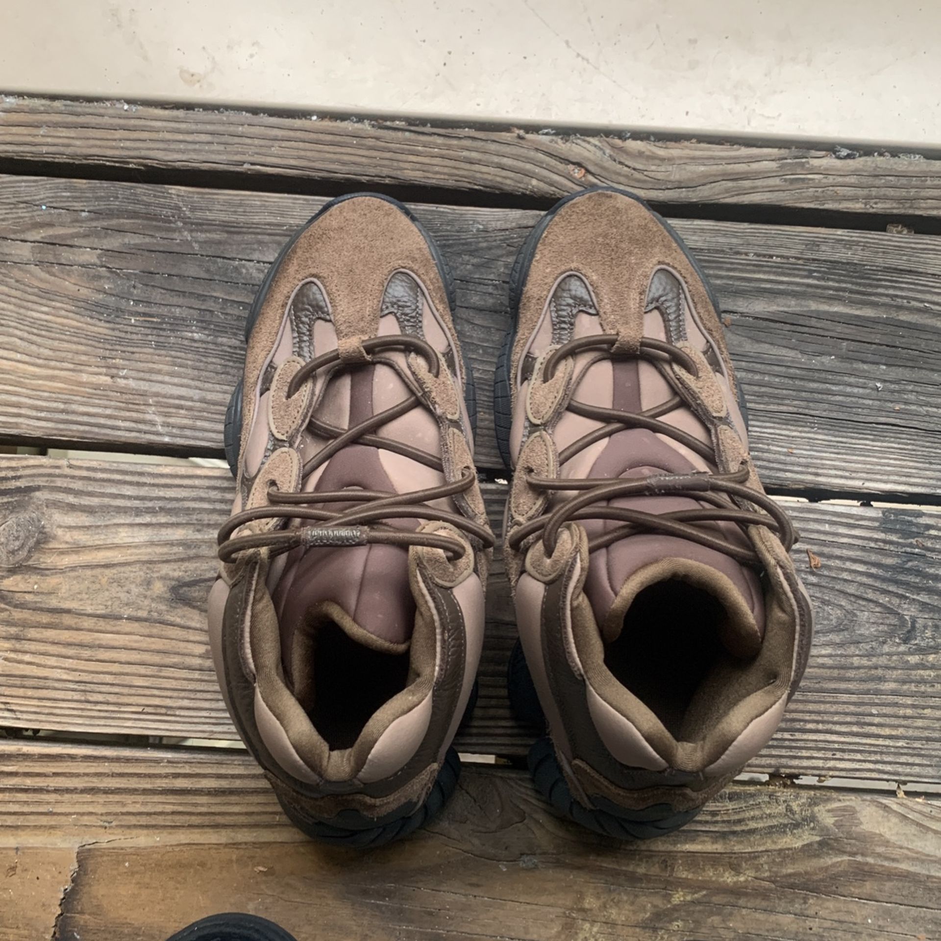 Taupe Black Yeezy 500 High