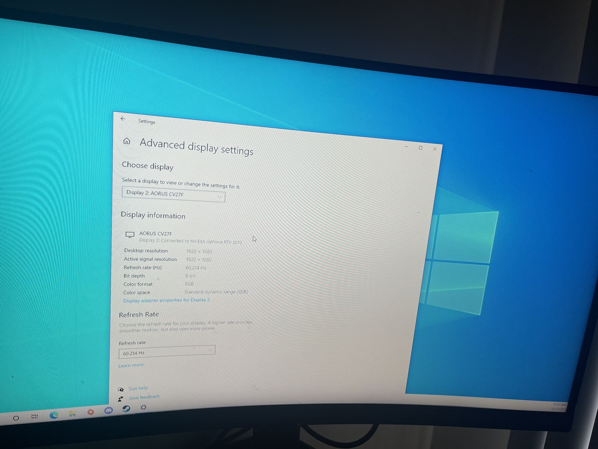 27 Inch Curved Gaming Monitor 