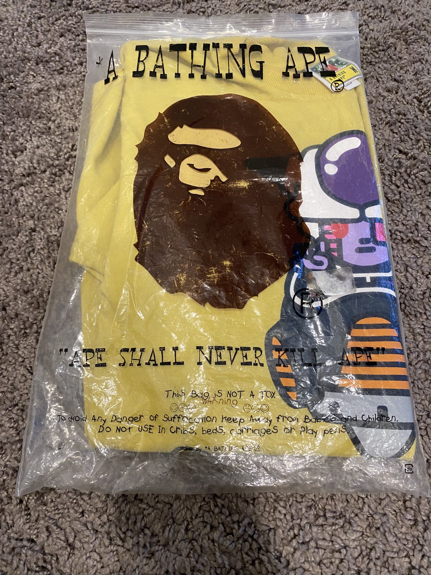 BAPE Dragon Ball Z Frieza Clinging Milo Tee