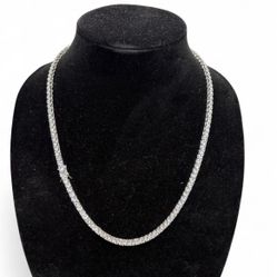  Tennis Necklace 22inch 4mm (crazy shine)