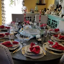 Rustic Grey 5 Foot Round Table 