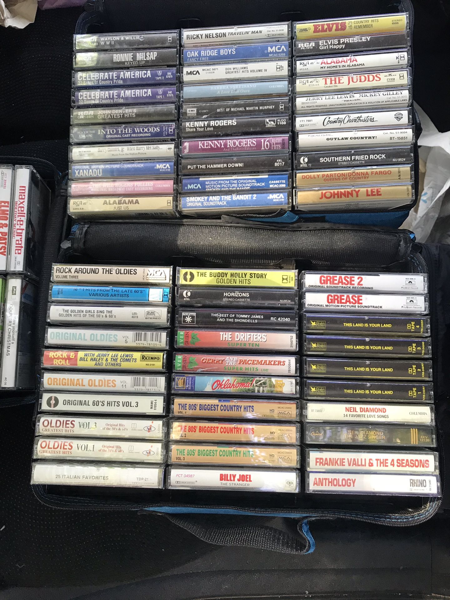 120 Cassette Tapes in cases