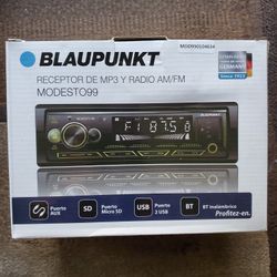 Blaupunkt Mp3 Receiver Single Din 