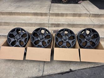 17" Jeep Gladiator OEM rims matte black