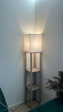 2 tall lamps