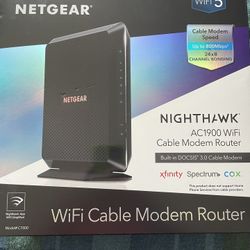 Nighthawk Modem Router Brand New