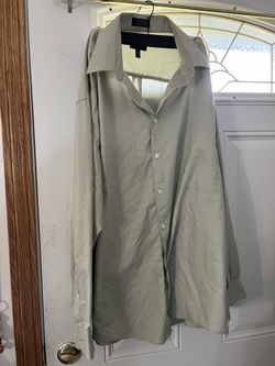 Green Claiborne Size 34/35 XL Dress Shirt