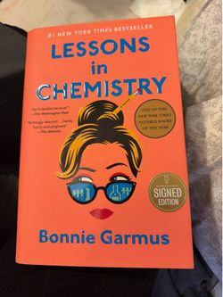 Signed edition-Lessons in Chemistry book