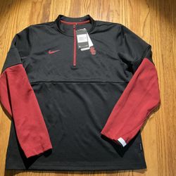 Nike NCAA USC Trojans Quarter Zip On-Field Pullover CQ5716-010 Mens Sz M NWT