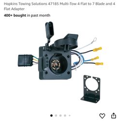 Hopkins Towing Solutions 47185 Multi-Tow 4 Flat to 7 Blade and 4 Flat Adapter